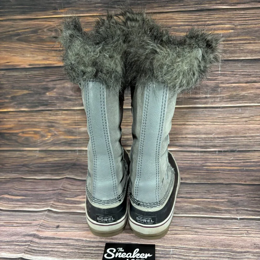 Sorel Joan of Arctic Women's Gray Fur Lined Winter Waterproof‎ Boots